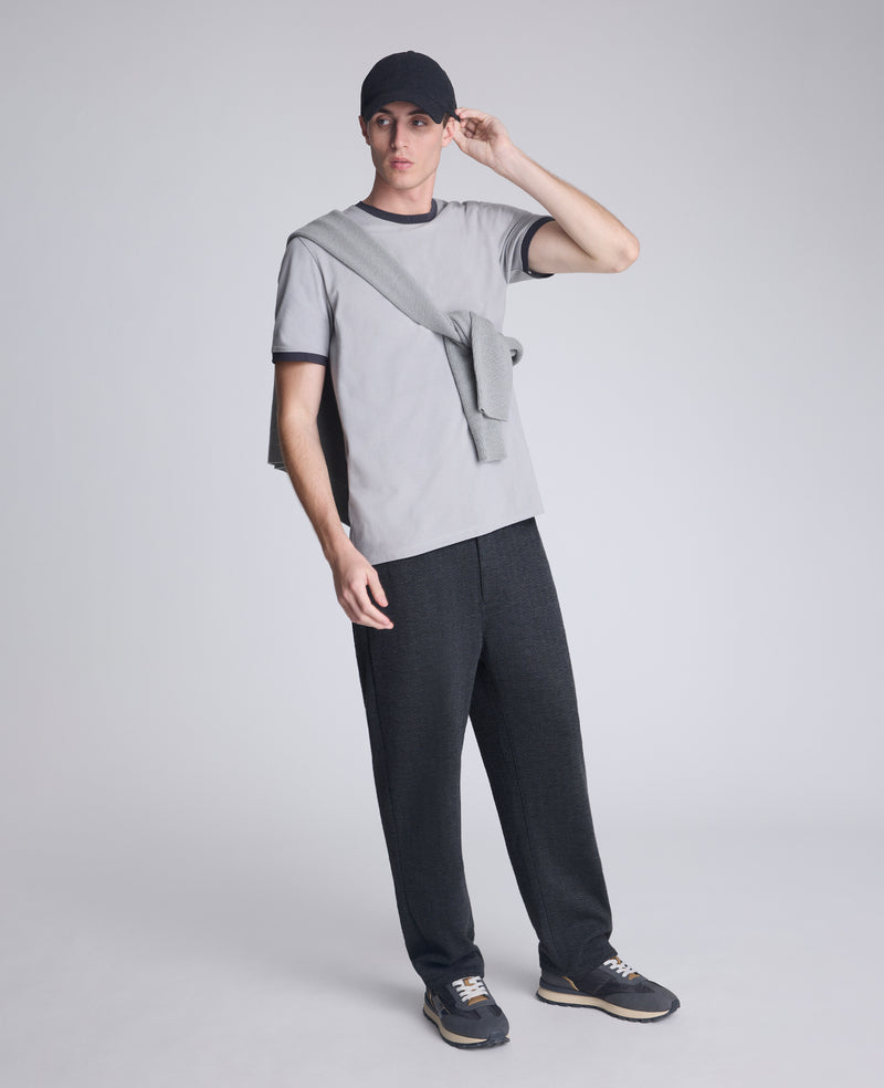 Kenneth Cole - Ribbed Crewneck Tee MENS SWEATER for Men