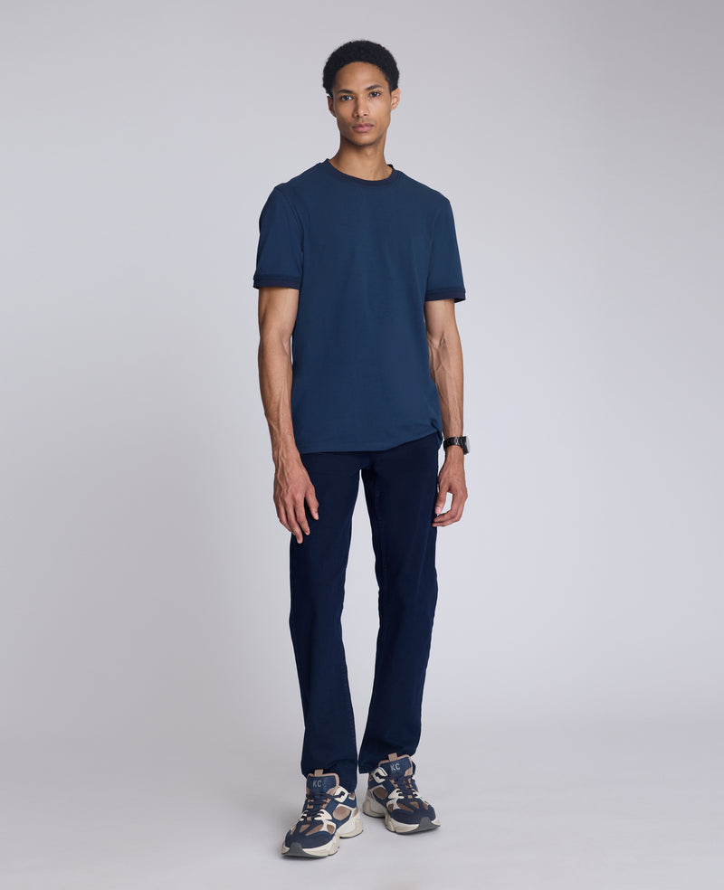 Kenneth Cole - Ribbed Crewneck Tee MENS SWEATER for Men