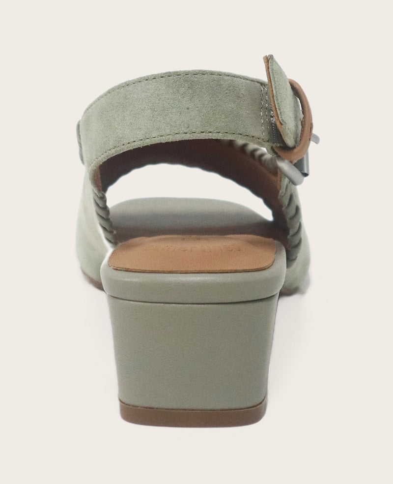 Kenneth Cole - GENTLE SOULS - Samarra Suede Braided Detail Slingback Heel WOMENS HEELS for Women