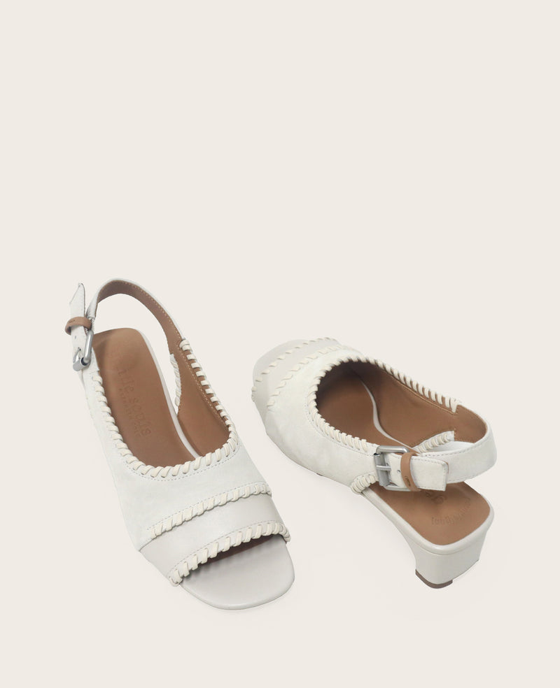 Kenneth Cole - GENTLE SOULS - Samarra Suede Braided Detail Slingback Heel WOMENS HEELS for Women