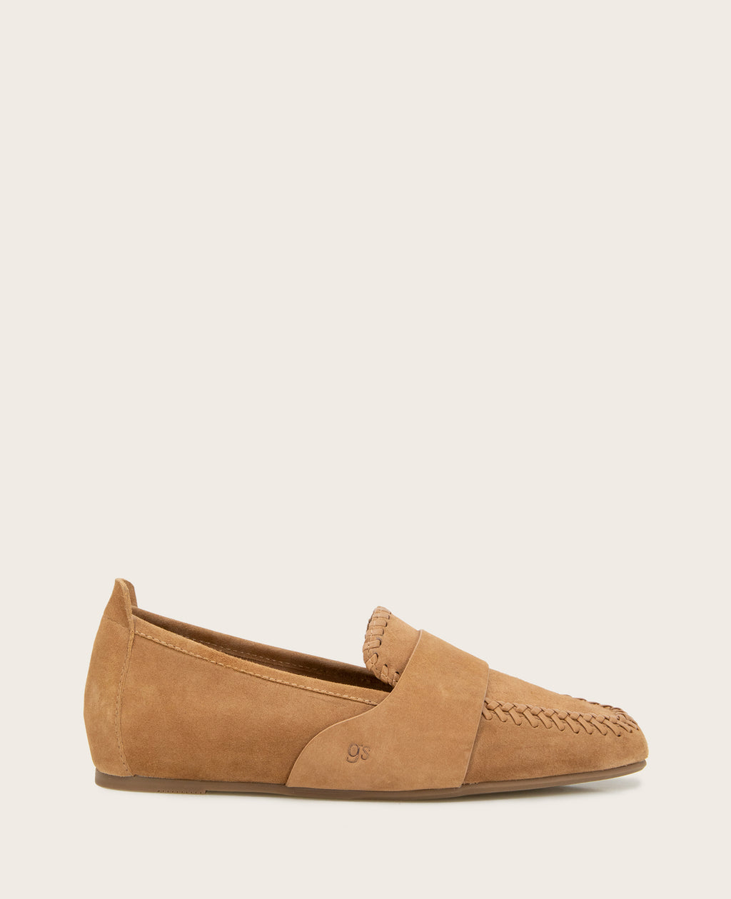 Kenneth Cole - GENTLE SOULS - Sandra Suede Braid Detail Loafer WOMENS FLAT for Women 