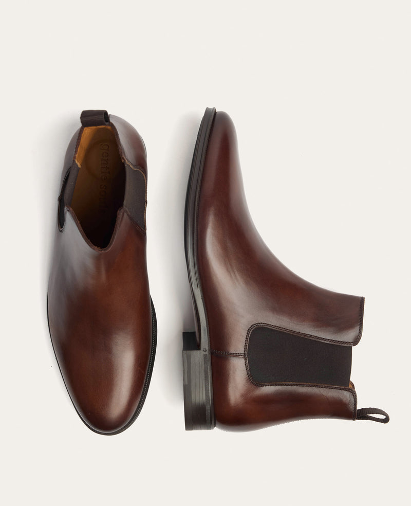 Kenneth Cole - GENTLE SOULS - Santo Leather Chelsea Boot MENS BOOT for Men