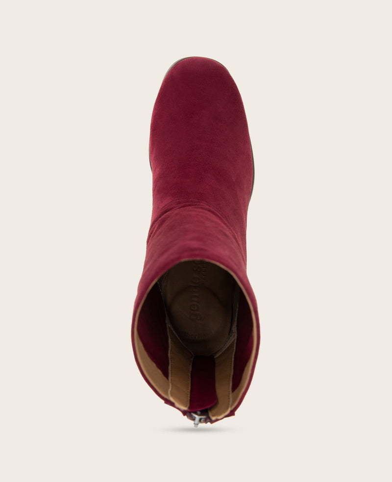 Kenneth Cole - GENTLE SOULS - Saranac Suede Side Zip Boot WOMENS BOOT for Women