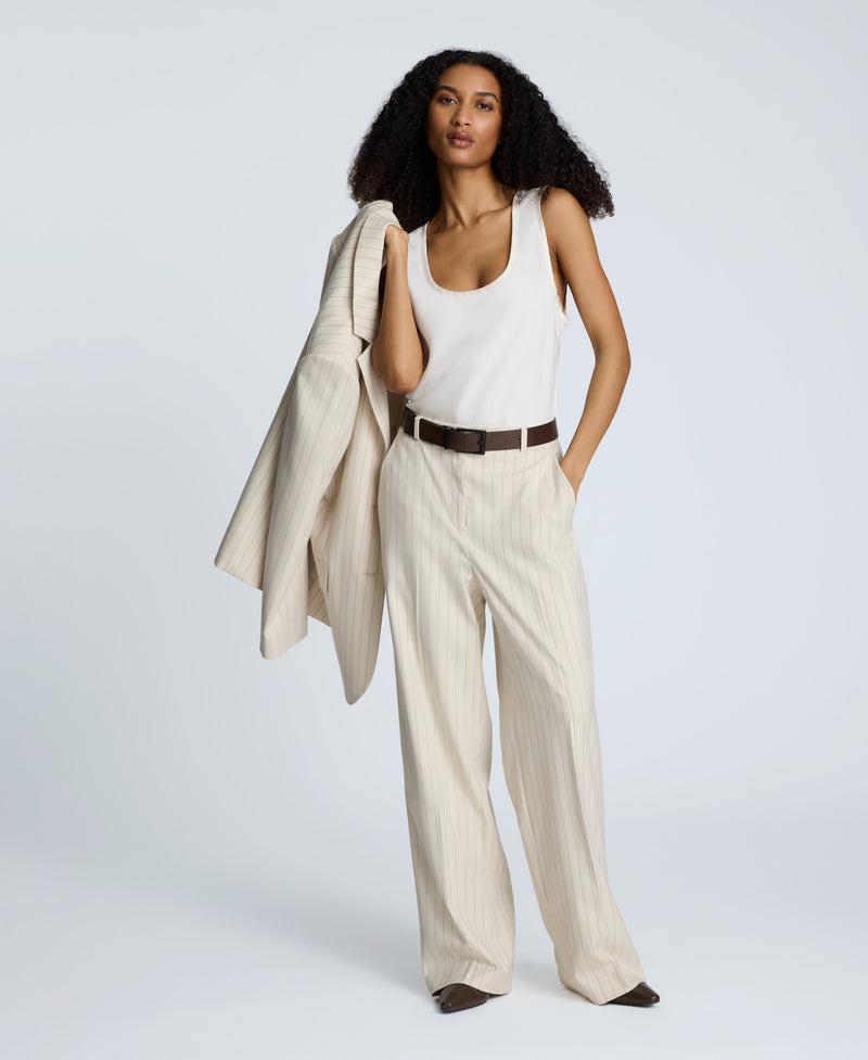 Kenneth Cole - Satin Scoop Neck Tank  for Women