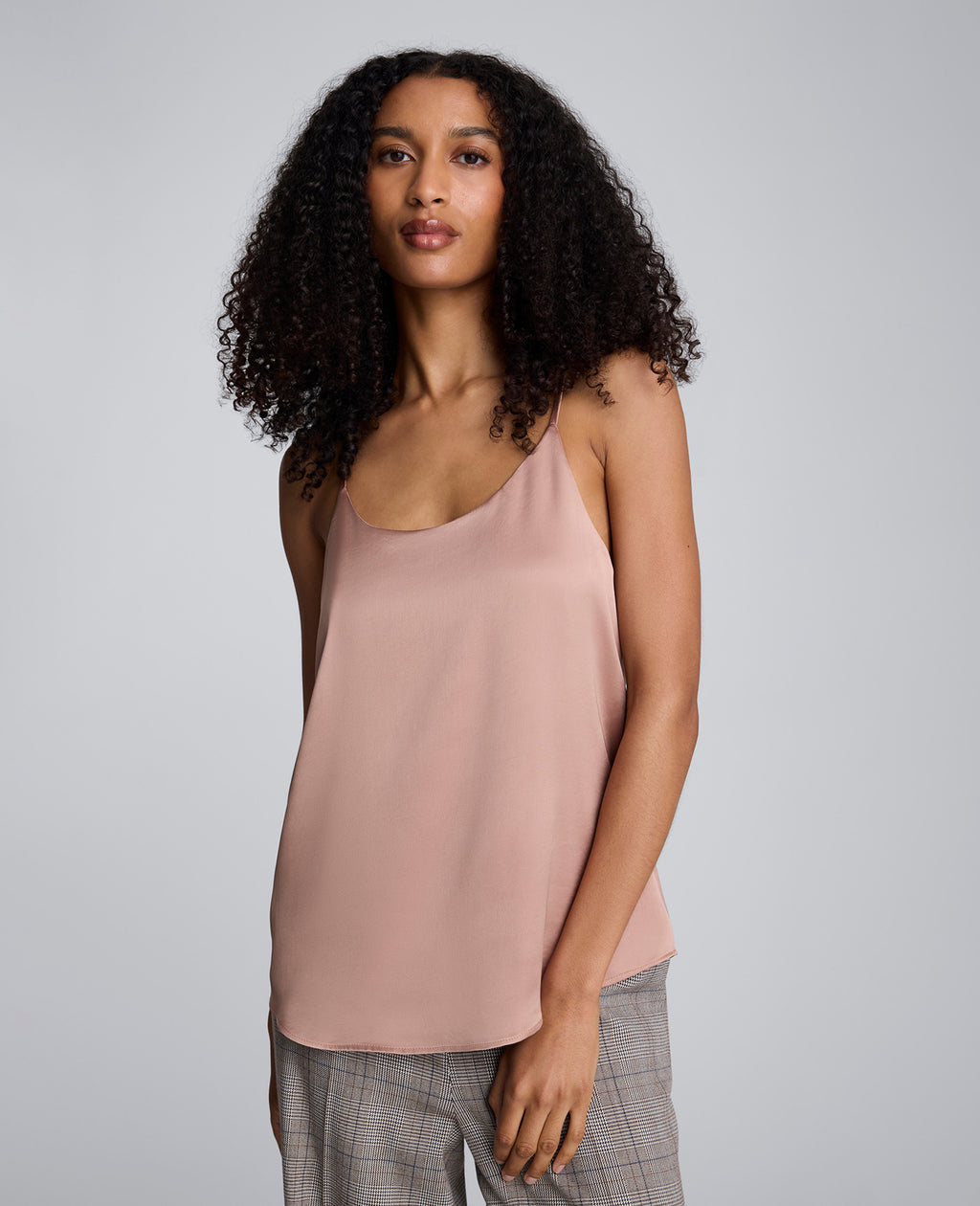 Kenneth Cole - Scoop Neck Satin Cami WOMENS SHIRTS for Women 
