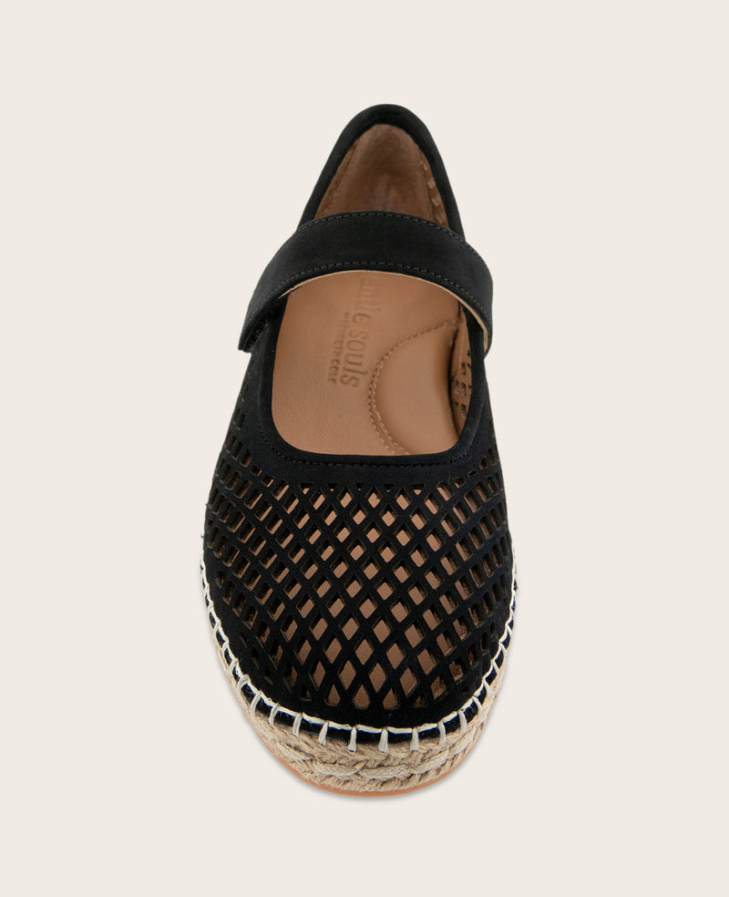 Kenneth Cole - GENTLE SOULS - Sienna Fish Net Mary Jane Espadrille WOMENS FLAT for Women