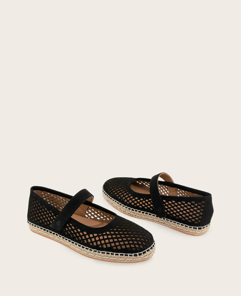 Kenneth Cole - GENTLE SOULS - Sienna Fish Net Mary Jane Espadrille WOMENS FLAT for Women