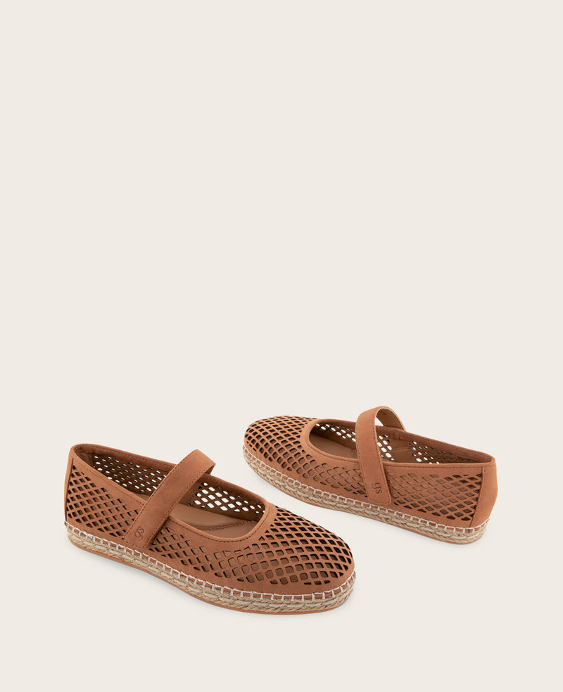 Kenneth Cole - GENTLE SOULS - Sienna Fish Net Mary Jane Espadrille WOMENS FLAT for Women