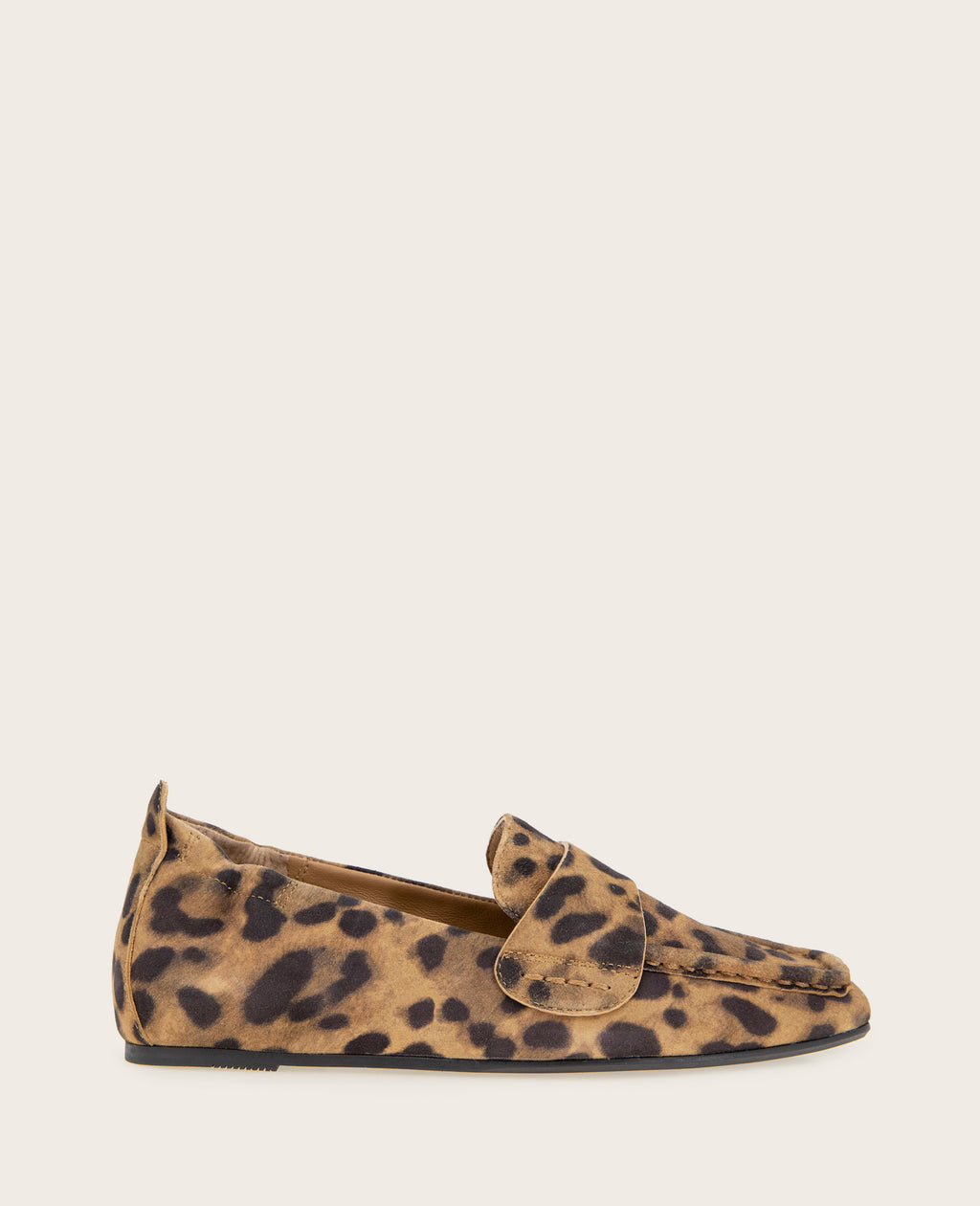 Kenneth Cole - GENTLE SOULS - Sophie Leopard Suede Loafer WOMENS FLAT for Women 