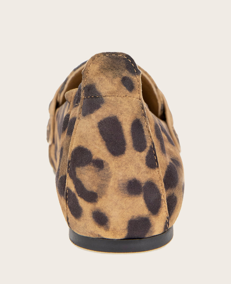 Kenneth Cole - GENTLE SOULS - Sophie Leopard Suede Loafer WOMENS FLAT for Women
