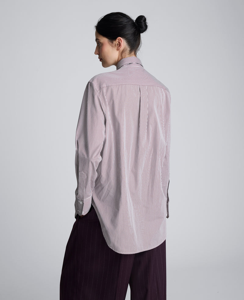 Kenneth Cole - Boyfriend Button Down Shirt With Tie WOMENS SHIRTS for Women