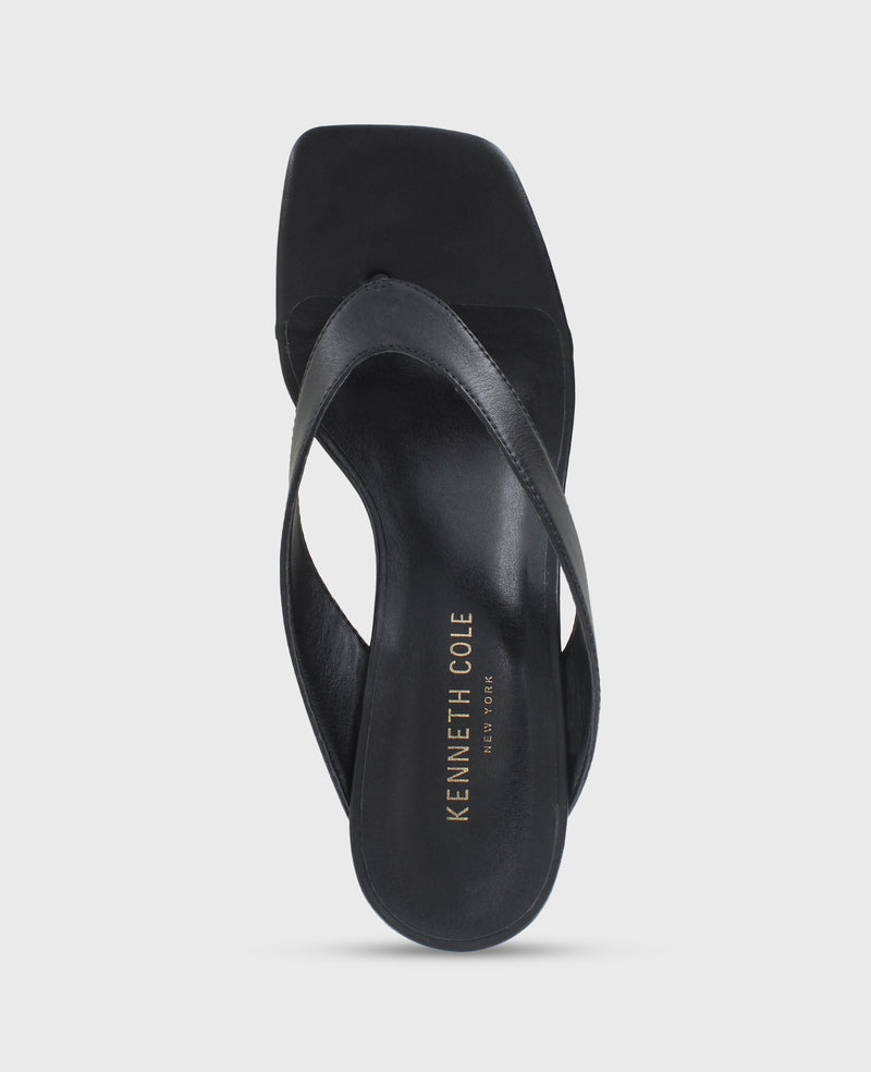 Kenneth Cole - Susannah Leather Thong Wedge Sandal WOMENS SANDAL for Women