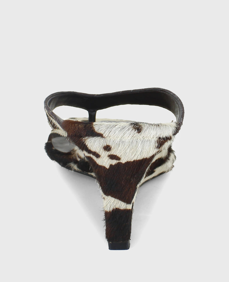 Kenneth Cole - Susannah Calf Hair Thong Wedge Sandal WOMENS SANDAL for Women