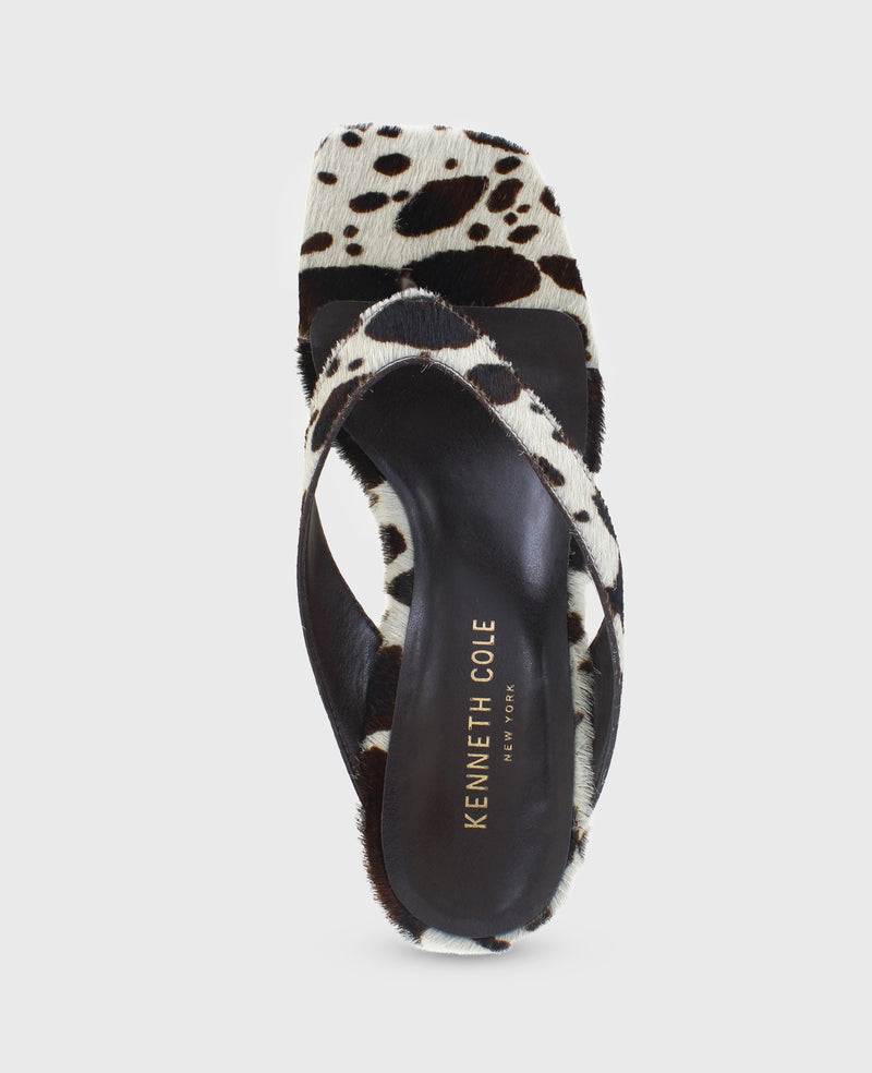 Kenneth Cole - Susannah Calf Hair Thong Wedge Sandal WOMENS SANDAL for Women