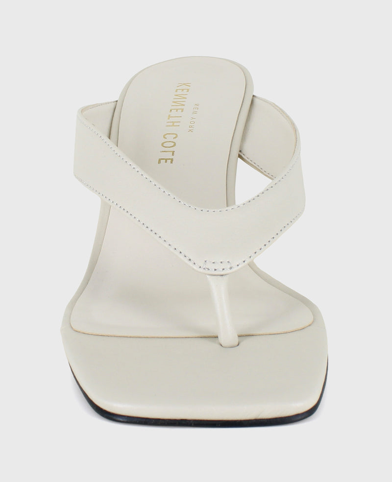 Kenneth Cole - Susannah Leather Thong Wedge Sandal WOMENS SANDAL for Women