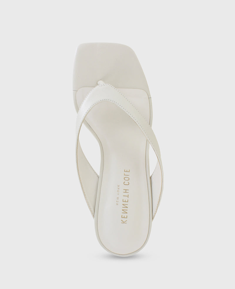 Kenneth Cole - Susannah Leather Thong Wedge Sandal WOMENS SANDAL for Women