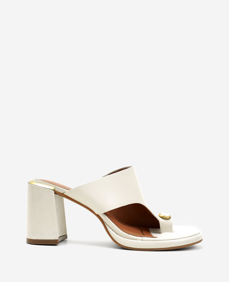 Kenneth Cole - Syndika Leather Stone Toe Ring Heeled Sandal WOMENS HEELS for Women