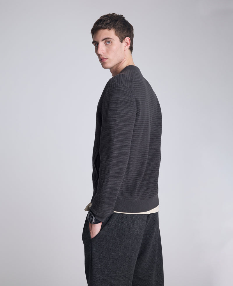 Kenneth Cole - Sweater Bomber Jacket MENS JACKET for Men