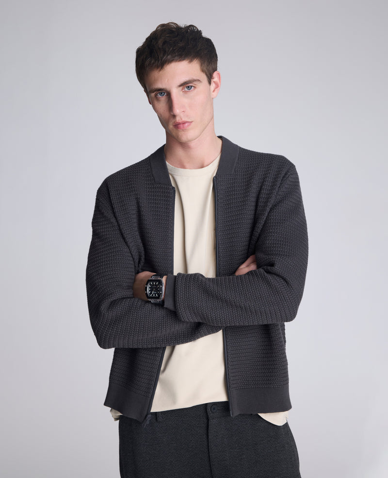 Kenneth Cole - Sweater Bomber Jacket MENS JACKET for Men