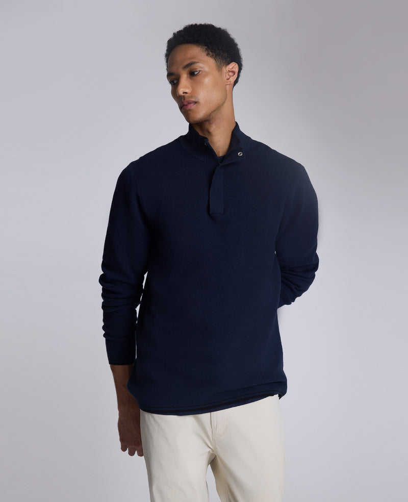 Kenneth Cole - Quarterzip Pullover Sweater MENS SWEATER for Men