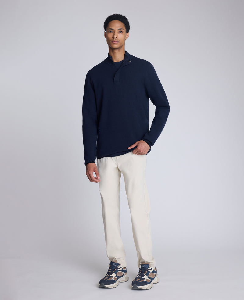 Kenneth Cole Men's Quarter Zip Sweater - Navy - Size XL Kenneth Cole Men's Quarter Zip Sweater - Navy - Size XL