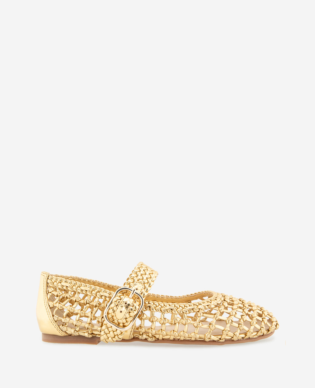 Kenneth Cole - Tessa Metallic Woven Knotted Ballet Flat WOMENS FLAT for Women 