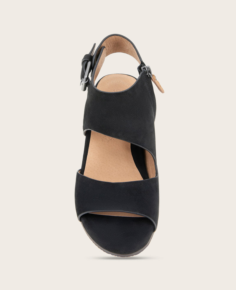 Kenneth Cole - GENTLE SOULS - Tilly Nubuck Wedge Sandal WOMENS SANDAL for Women