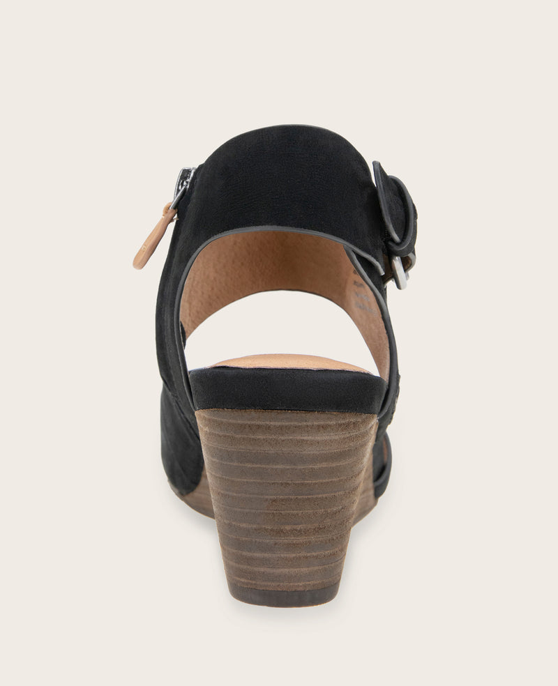 Kenneth Cole - GENTLE SOULS - Tilly Nubuck Wedge Sandal WOMENS SANDAL for Women