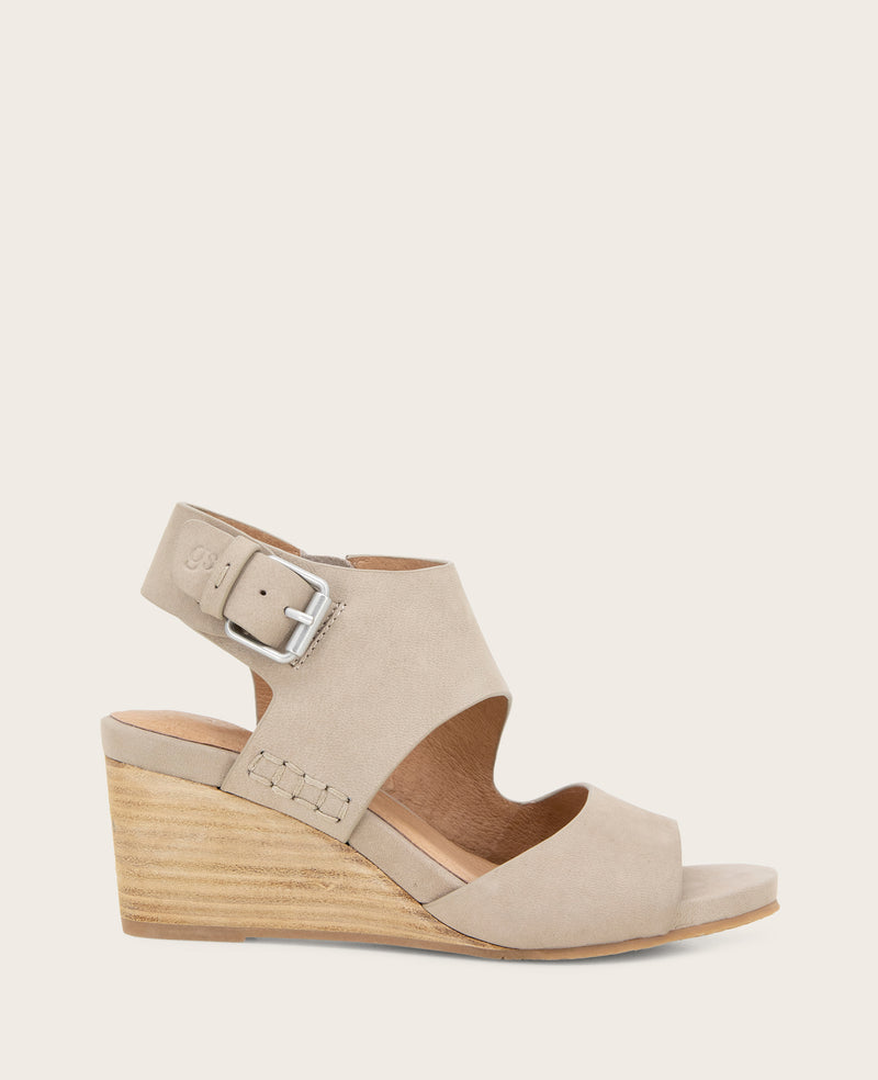 Kenneth Cole - GENTLE SOULS - Tilly Nubuck Wedge Sandal WOMENS SANDAL for Women