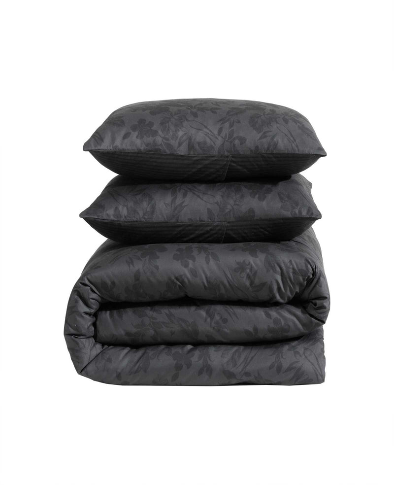 Kenneth Cole - Silhouette Floral Comforter + Sham Set Bedding