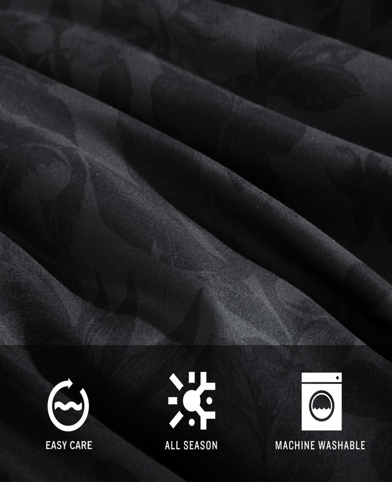 Kenneth Cole - Silhouette Floral Comforter + Sham Set Bedding