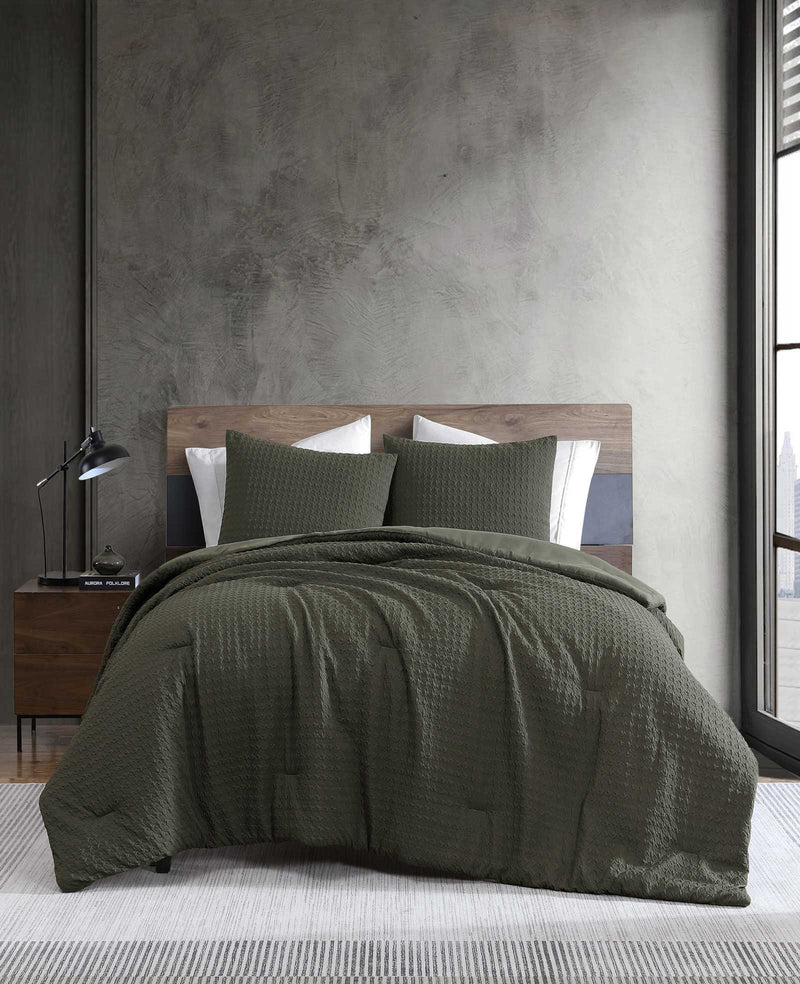 Kenneth Cole - Houndstooth Comforter Set Bedding