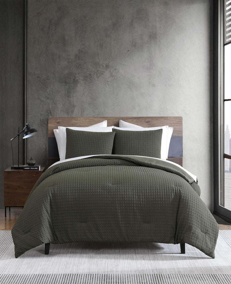 Kenneth Cole - Houndstooth Comforter Set Bedding