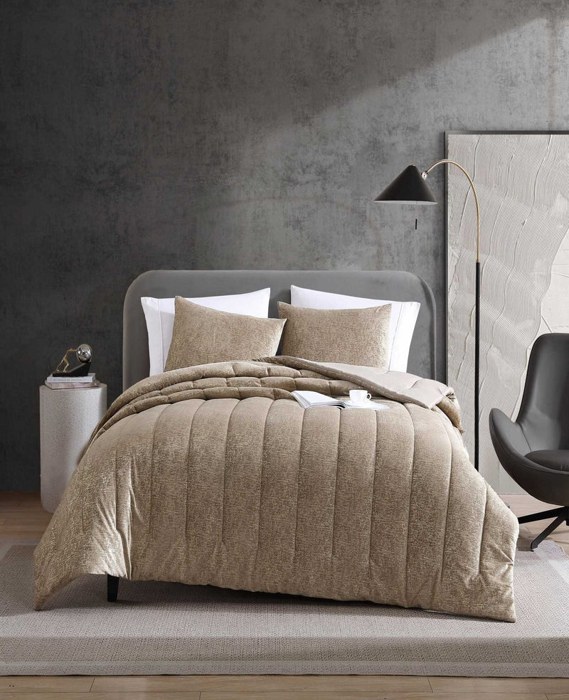 Kenneth Cole - Banks Natural Comforter-Sham Set Bedding