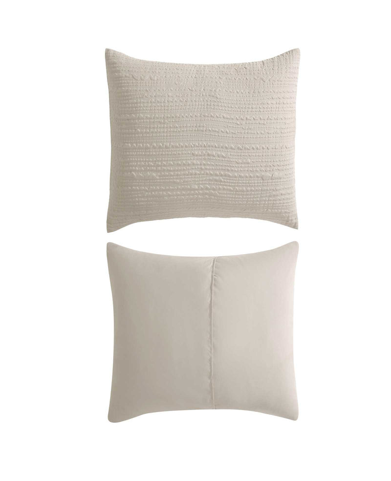 Kenneth Cole - Serenity Wavy Lines Beige Duvet Cover Set HOME BEDDING