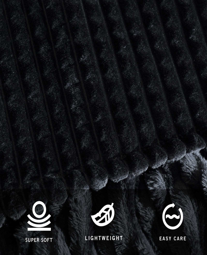 Kenneth Cole - Textured Solid Throw Blanket Bedding