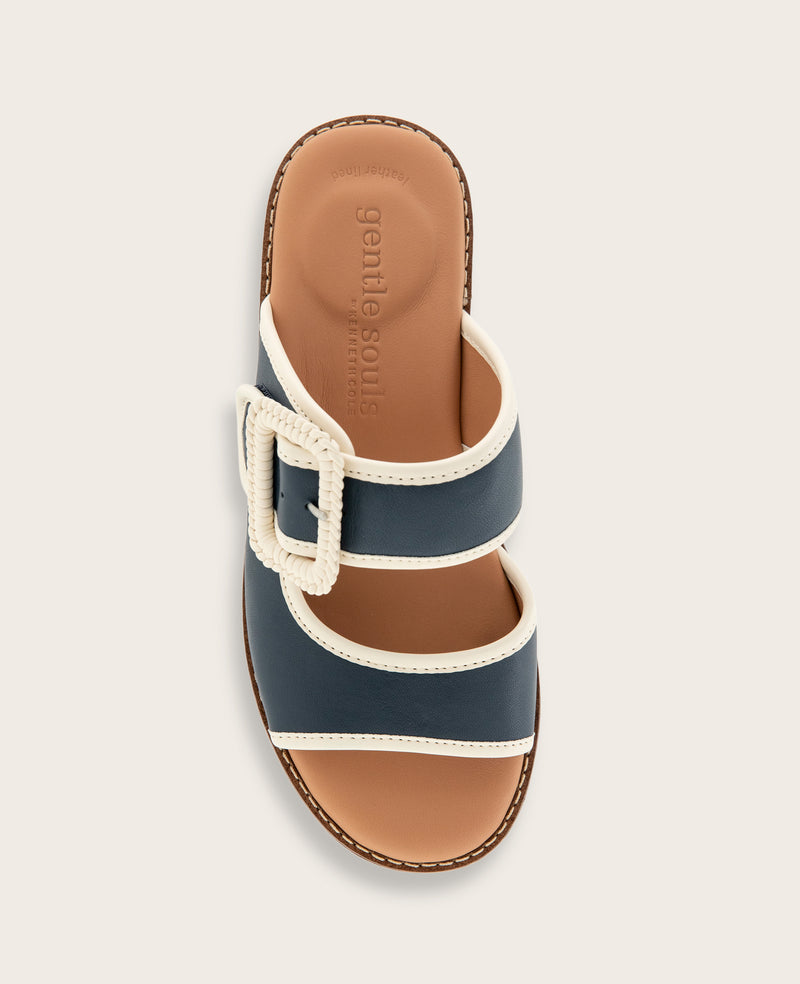 Kenneth Cole - GENTLE SOULS - Vadylin Leather Buckle Platform Sandal WOMENS SANDAL for Women