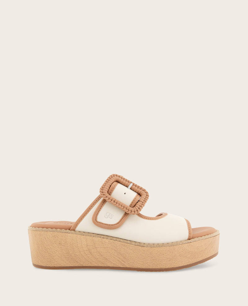 Kenneth Cole - GENTLE SOULS - Vadylin Leather Buckle Platform Sandal WOMENS SANDAL for Women