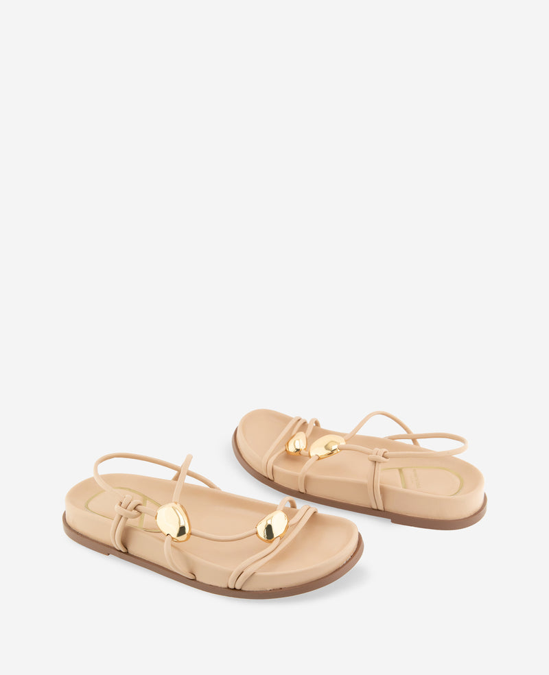 Kenneth Cole - Vera Strappy Leather Embellished Sandal WOMENS SANDAL for Women
