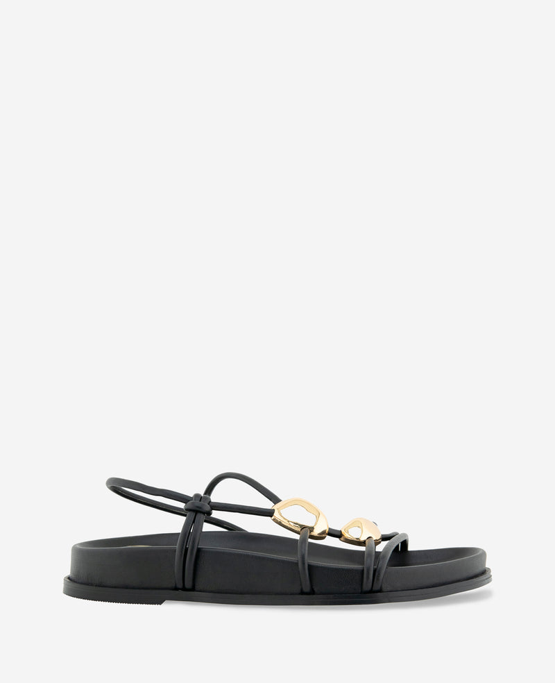 Kenneth Cole - Vera Strappy Leather Embellished Sandal WOMENS SANDAL for Women