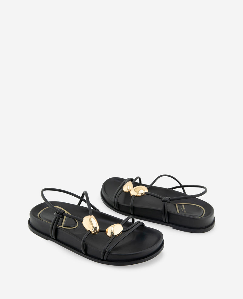 Kenneth Cole - Vera Strappy Leather Embellished Sandal WOMENS SANDAL for Women