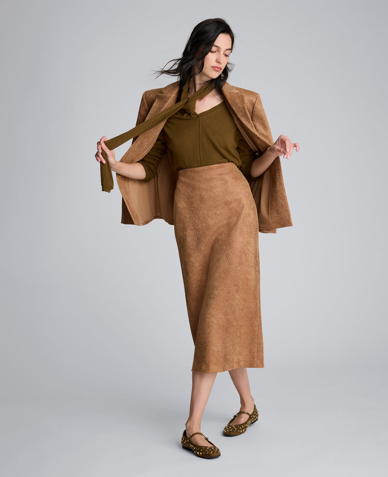 Kenneth Cole - V-Neck Scarf Sweater WOMENS SWEATER for Women