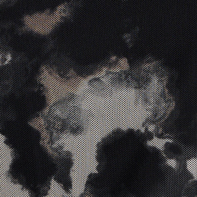 Kenneth Cole - Side Rouched Printed Mesh Top WOMENS KNITS for Women