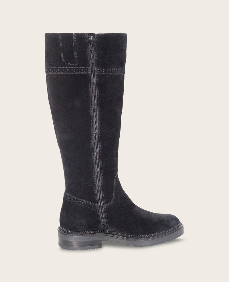 Kenneth Cole - GENTLE SOULS - Wheron Suede Tassel Pull Side Zip Lug Boot WOMENS BOOT for Women