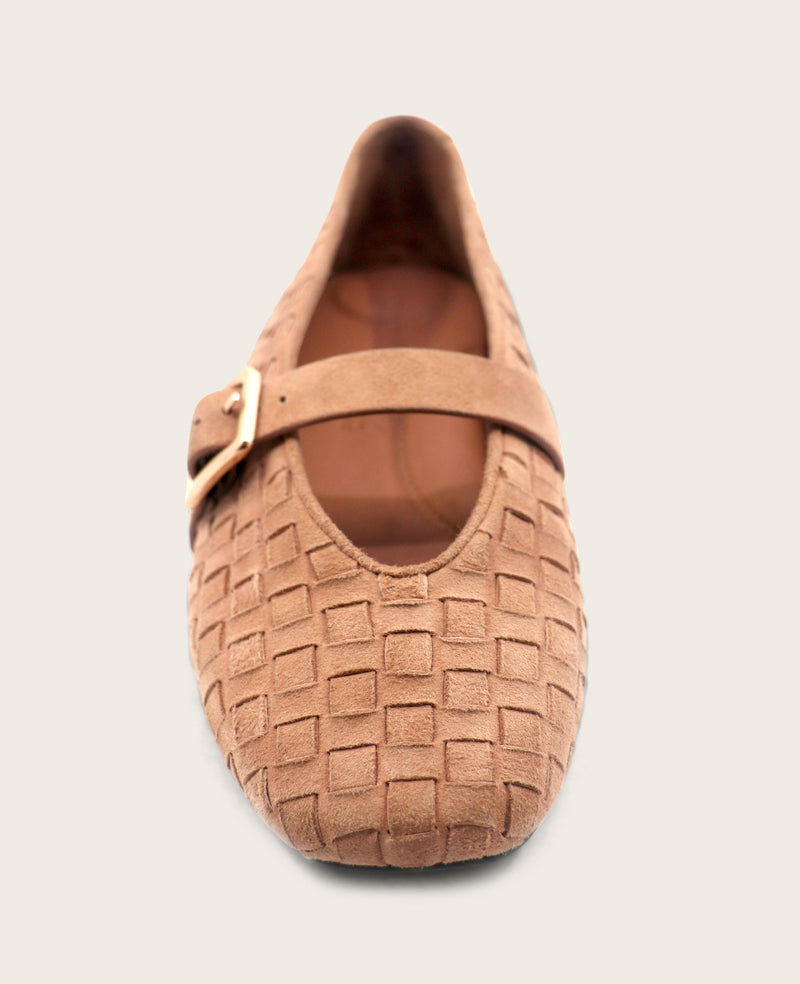 Kenneth Cole - GENTLE SOULS - Winifred Suede Woven Mary Jane Flat WOMENS FLAT for Women