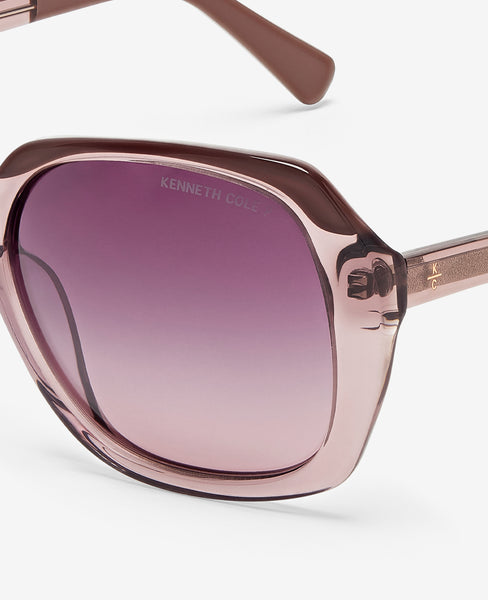 KENNETH COLE New York Sunglasses 28T, Shiny Rose Gold Kenneth Cole New York | Accessories | Kenneth Cole New York  main image 3