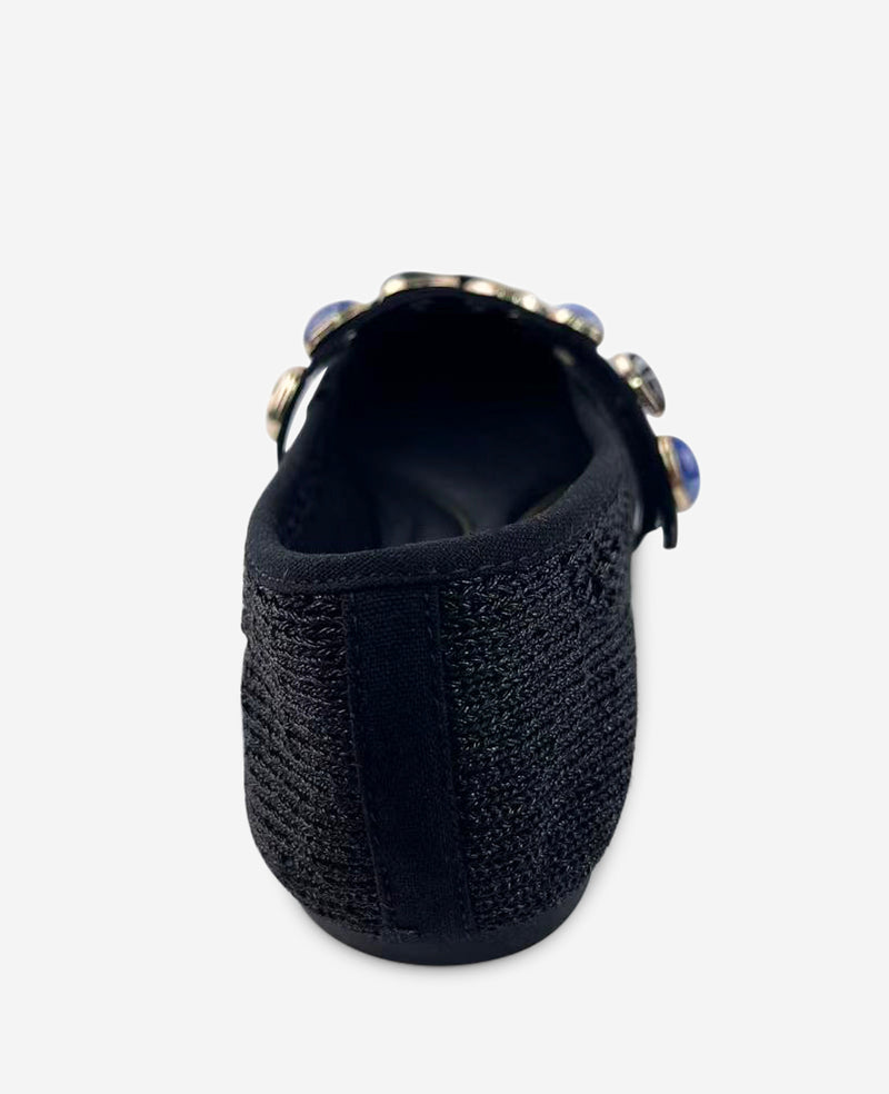 Kenneth Cole - Zeta Woven Knit Stone Embellished Ballet Flat WOMENS FLAT for Women