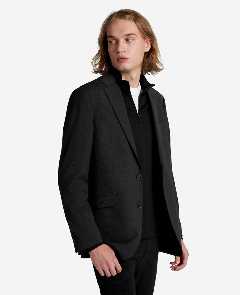 Shop Men's Slim-Fit Mini Grid Sport Coat | Kenneth Cole Shop Men's Slim-Fit Mini Grid Sport Coat | Kenneth Cole