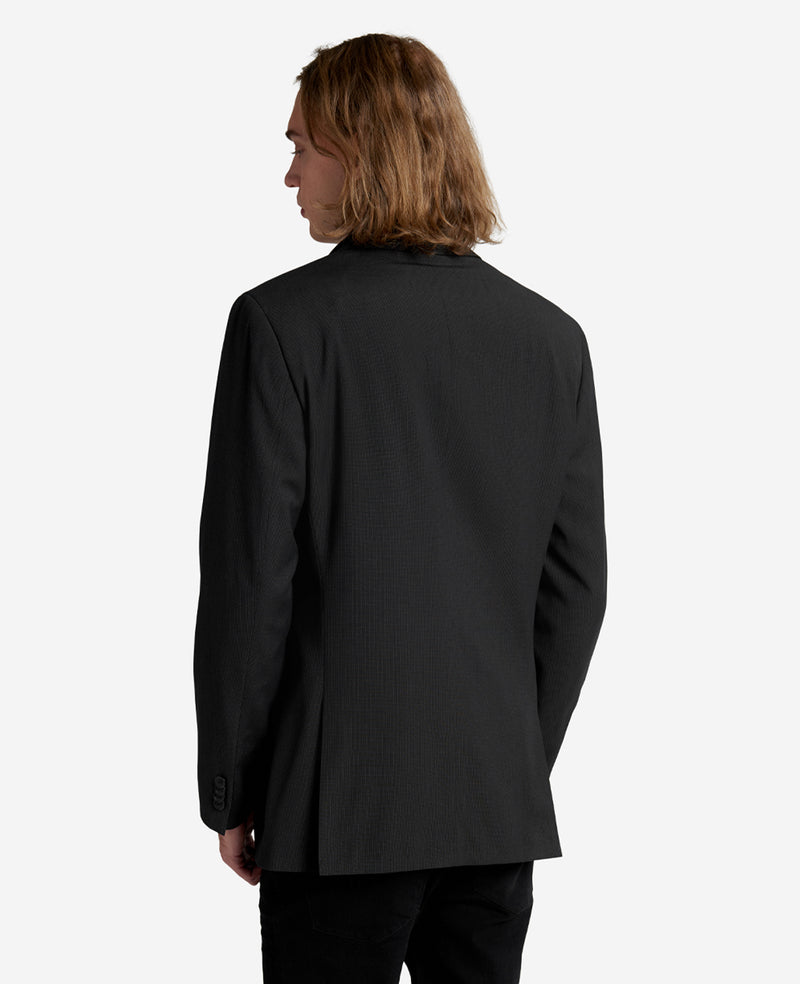 Kenneth Cole | Slim-Fit Mini Grid Suit Separate Sport Coat in BLACK, Size: 44 Regular Kenneth Cole | Slim-Fit Mini Grid Suit Separate Sport Coat in BLACK, Size: 44 Regular