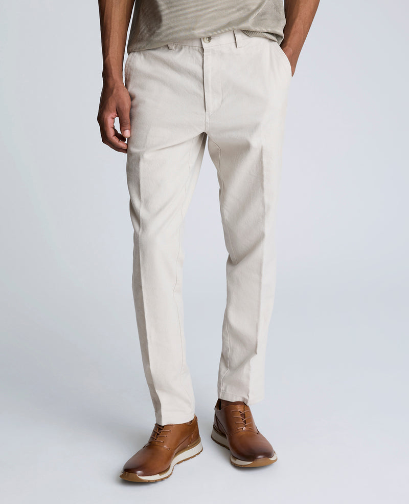 Kenneth Cole REACTION Men's Slim-Fit Linen Pants - String - Size 30x32 Kenneth Cole REACTION Men's Slim-Fit Linen Pants - String - Size 30x32